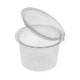 Salsera circular con tapa PET - 125 c.c. - 405 UDS