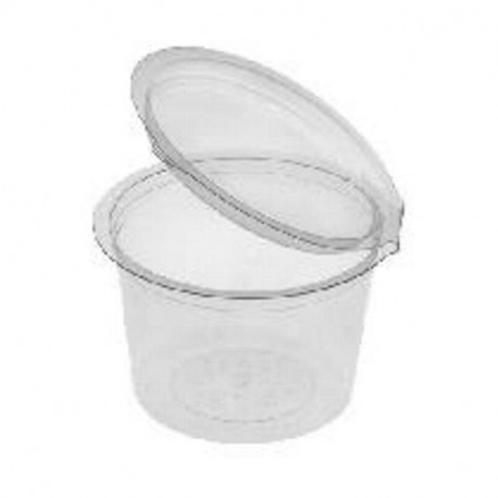 Salsera circular con tapa PET - 125 c.c. - 405 UDS