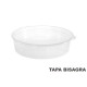 Envase circular con Tapa - HQ - 220X55 - 1.400 c.c