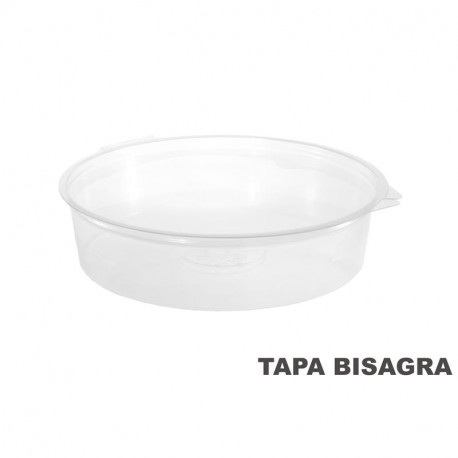 Envase circular con Tapa - HQ - 220X55 - 1.400 c.c