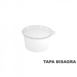 Envase circular con Tapa - HQ - 120X67 - 400 c.c./