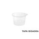 Envase circular con Tapa - HQ - 120X80 - 500 c.c./