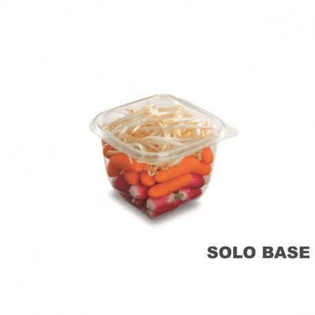 Base envase cuadrado transparente 750 CC