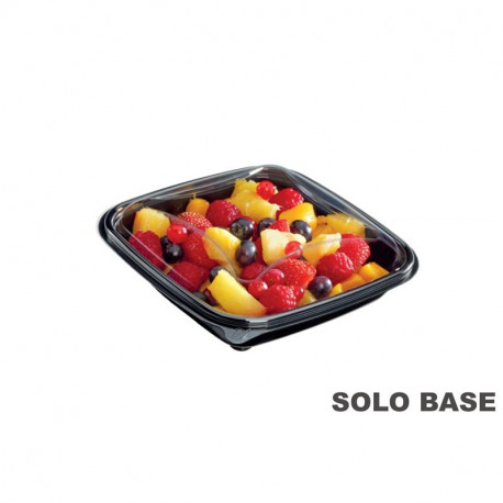 Base envase cuadrado negra 370 cc