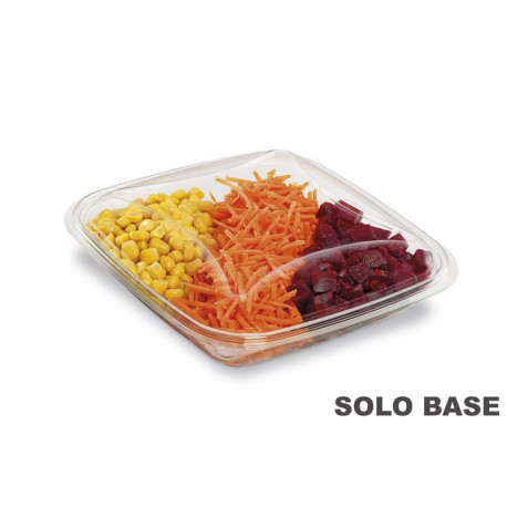 Base envase cuadrado transparente 500 cc