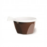204090 Taza Capuchino 180 cc. Marrón-Blanco 25/750