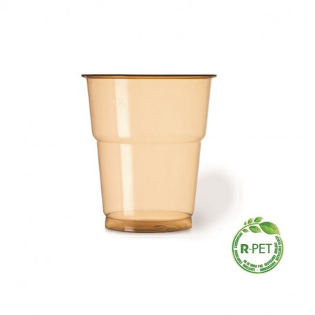 Vaso 250 cc. Ø:78mm R-PET Ambar Naturia 50/1000