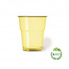 Vaso 250 cc. Ø:78mm R-PET Amarillo Naturia 50/1000