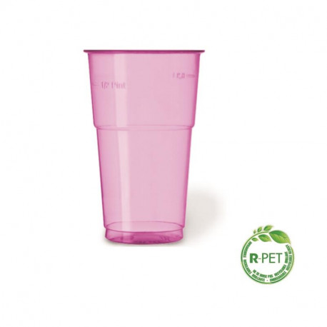 Vaso 350 cc. Ø:78 mm. Alto R-PET Fucsia 20/500