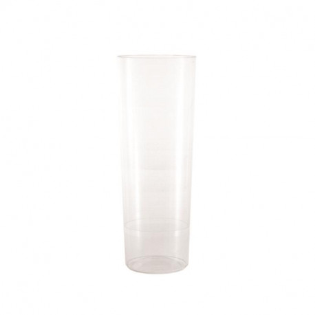 Vaso TUBO en PS Inyectado 330cc en Bolsas 10/500