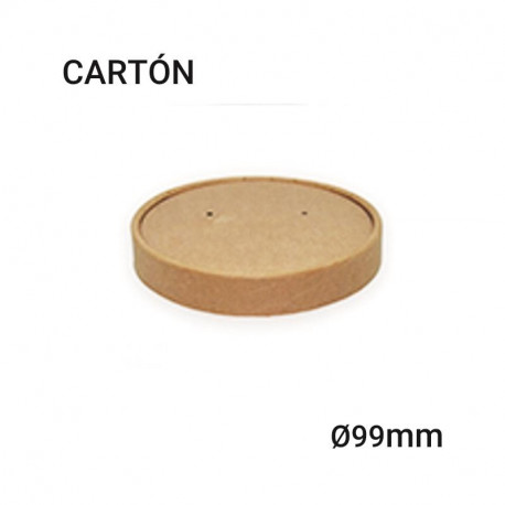 Tapa Cartón KRAFT para SOPAKRAFT-ECO 50/500