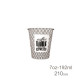Vaso Papel 7 Oz. COFFEE TIME -50 -1000