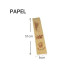 Bolsa Pan PAPEL KRAFT 11+(2X7)X55cm 2 barras /1000