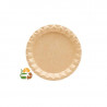 Plato FIBRA MOLDEADA ECO Kraft Ø230x70mm. 100/600