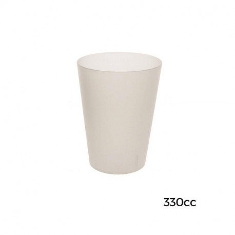 Vaso Bajo 330cc PP - REUTILIZABLE - 31 grs - 560