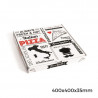 Caja Pizza Blanca - 400x400x35mm - 100