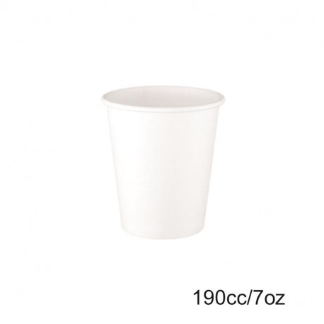 Vaso Papel 6,5 Oz. BLANCO -50 -1000