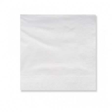 Servilleta Blanca Cocktail 20 x 20 -100 - 6.000