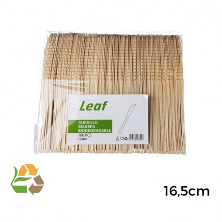 Cuchillo Madera - 165mm - 100