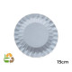 Plato Bco Papel 6 15cm SemiHondo - 350g - 100