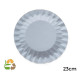Plato Bco Papel 9 23cm SemiHondo - Light - 100