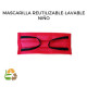 Mascarilla Reutilizable - 5 Lavados - Niño - 50