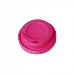 Tapa Rosa-Chicle Travel para Vaso 8/9 Oz. 100/1000