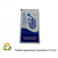 Toallita Higienizante Superficie - 7x12cm - 350ud