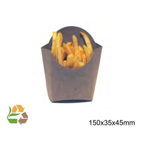 Petaca Chips Grande KRAFT 140x55x135mm. /1000