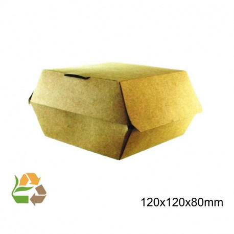 Caja Hamburguesa Grande KRAFT eco /500