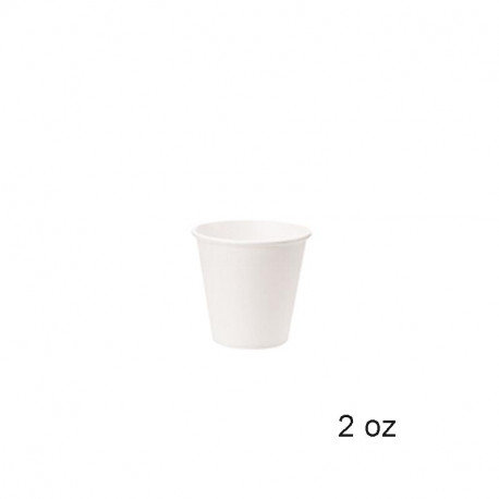 Vaso Papel 2.5Oz./ ml. BLANCO 50/1000