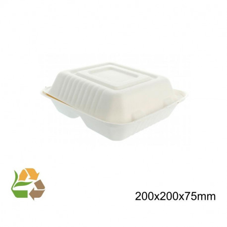 Envase Comida Tapa Plegable - Extra Grande - 3Com