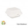 Envase Hamburguesa Mediano - 152x150x84mm - 600
