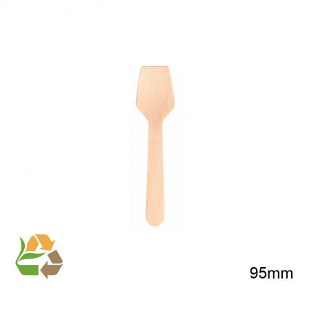 Cuchara Helado - Madera - 96mm