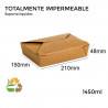 Caja Pagoda Kraft - Big - 210x150x48mm - 50 - 200