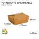 Caja Pagoda Kraft - Med - 170x140x65mm - 50 - 300