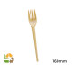 Tenedor compostable - 160mm - 100 - 1000