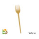Tenedor compostable - 160mm - 100 - 1000