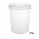 Envase Circular + Tapa + Asa ø:124mm-1500cc-160