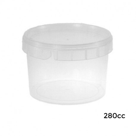 Envase Circular SEG. TTE.+Tapa ø:87/PP/280cc /660