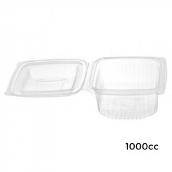 Envase Bisagra PP CUADRADO - 1.000 c.c. -100-500