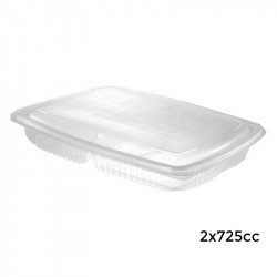 Envase Bisagra 2 Comp. (2X725 cc.) 50/100