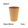 Vaso Papel 12Oz- Diam:80- Kraft - 50 - 1.000