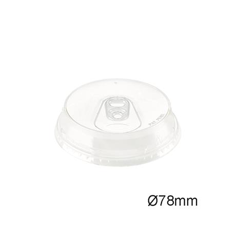 Tapa SODA - Ø78mm - Transparente - PET - 50 - 1250