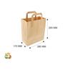 Bolsa Asa Plana PAPEL KRAFT 280x170x290mm. /250