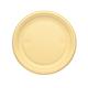 Plato Llano Crema - Ø205mm - PS - REUTILIZABLE
