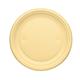 Plato Llano Crema - Ø220mm - PS - REUTILIZABLE