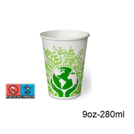 Vaso 9oz BIO - 265ml - 50 - 1.000