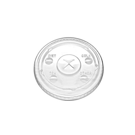 Tapa plana PLA 9 OZ Trt - 100 - 1000