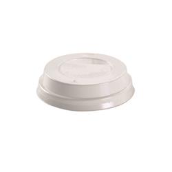 Tapa Blanca Travel para Vaso 8/9 Oz. -SIN AGUJERO